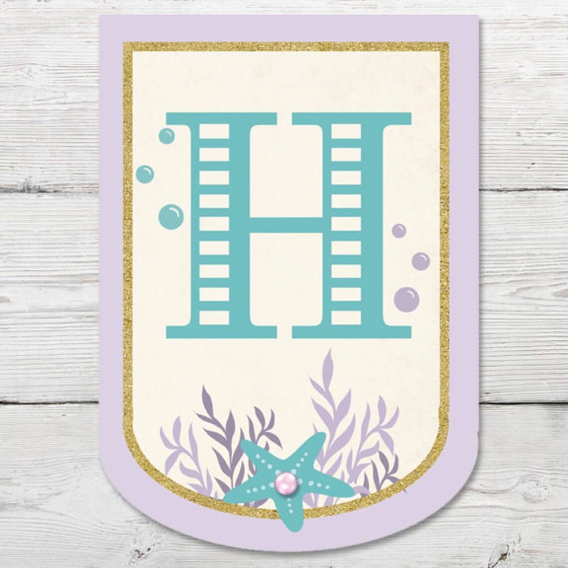 Mermaid Birthday Banner PRINTABLE Mermaid Party Decoration | Etsy