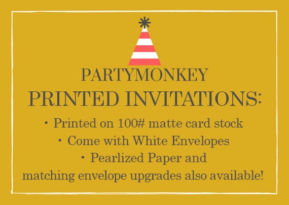 Order printed sale invitations