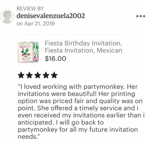 Peut inclure: Une invitation d'anniversaire Fiesta avec des illustrations de cactus et le texte "Olivia is L". L'invitation fait partie d'une f&ecirc;te sur le th&egrave;me mexicain. L'avis de denisevalenzuela2002 du 21 avril 2019 attribue cinq &eacute;toiles au produit.
