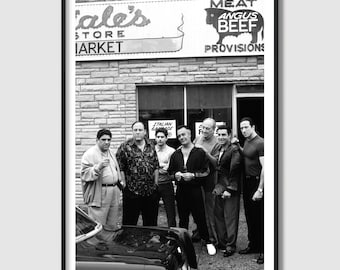 The Sopranos Poster Classic TV Series Family Prints Wall Art Pictures for Decor Home, Mafia Crime Drama Decor, Gift for Sopranos Fans.