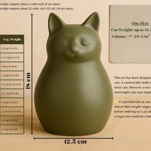 Amber Tabby urn painted with warm orange and brown tabby stripes, detailed green leaves, and red floral buds rising along the body. Sculpted as a cat figure, this urn mirrors the charm of tabby cats while serving as a functional vessel for ashes. Handmade in ceramic, it can be personalized with names or dates, becoming a one-of-a-kind keepsake that embodies comfort and memory.