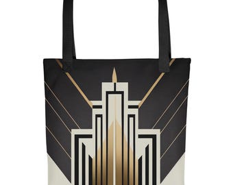 Art Deco Tote Bag – Empire | Deco Dreams Collection