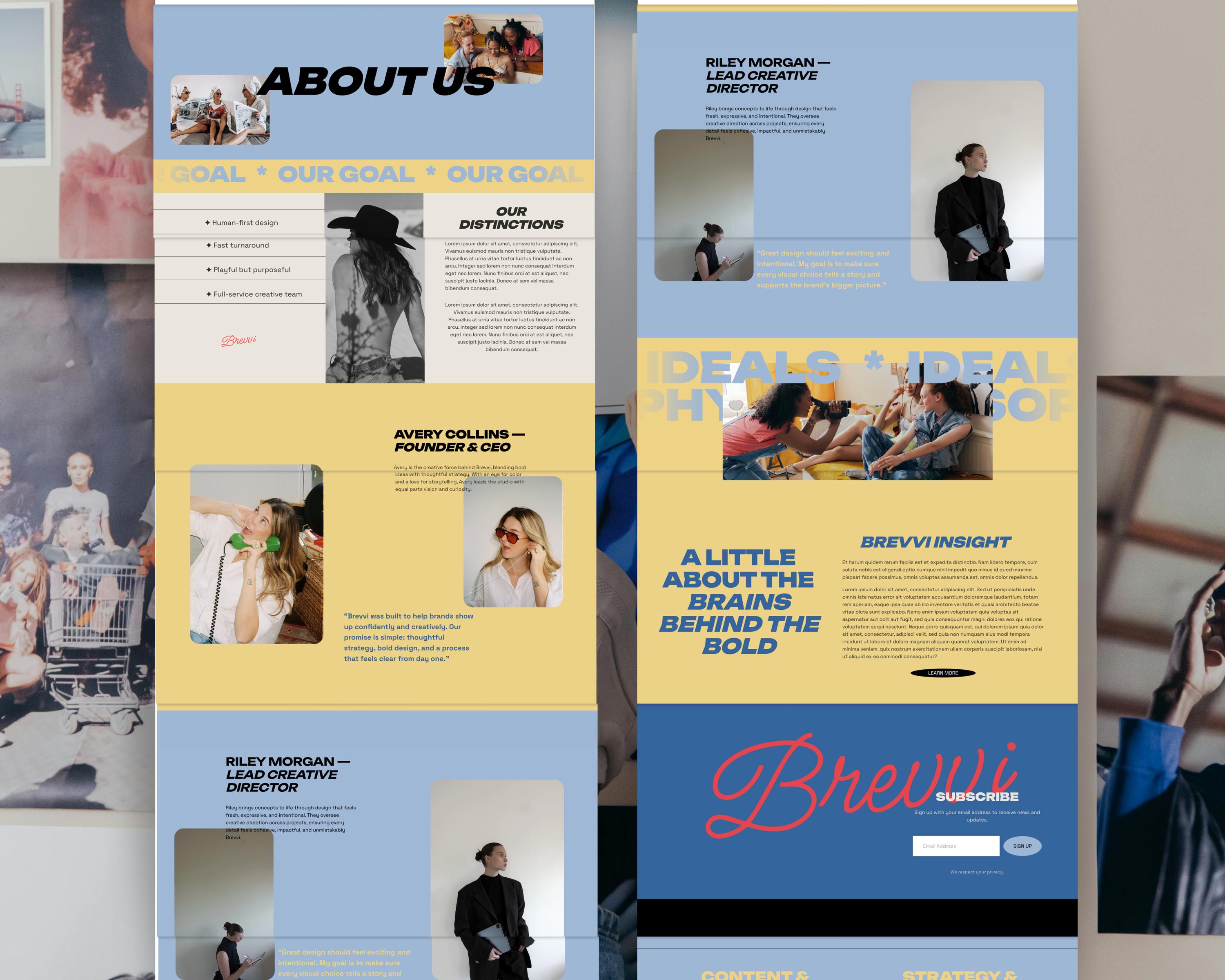 Squarespace Website Template Modern Portfolio Design for Creatives Etsy