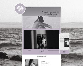 Squarespace Website Template: Wellness, Gesundheitscoach, Therapeuten