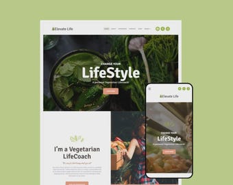 Elevate Life – Tema WordPress per dietisti / Modello Elementor