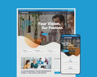 Tema de WordPress para agencias de publicidad / Plantilla Elementor