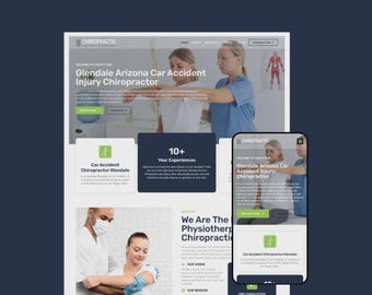 Tema WordPress per chiropratica / Modello Elementor