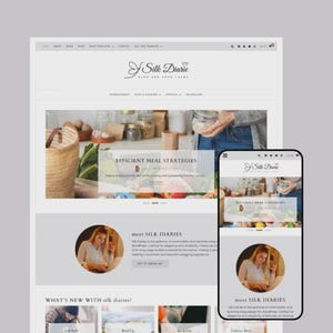 Silk Diaries – WordPress Blog Theme | Elementor Template
