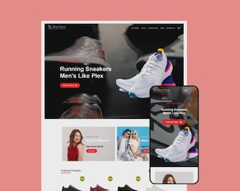 Shoe Store WordPress Theme | Elementor Template