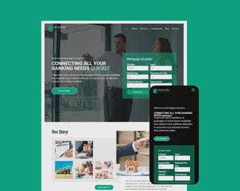 Tema de WordPress para empresas hipotecarias / Plantilla Elementor