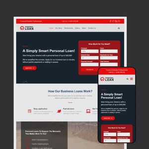 Loan Officer WordPress Theme | Elementor Template