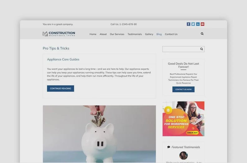 Construction WordPress Theme | Elementor Template image 6