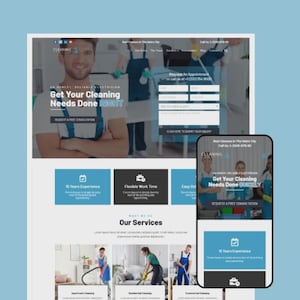 Cleaning Service WordPress Theme | Elementor Template