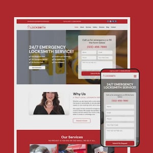 WordPress-thema slotenmaker | Elementor-sjabloon afbeelding 1