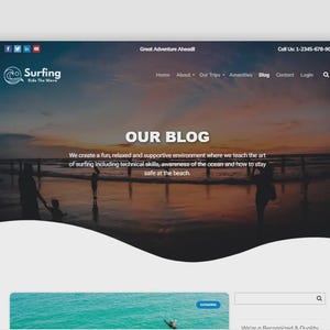Surfen WordPress Theme | Elementor Template Bild 6
