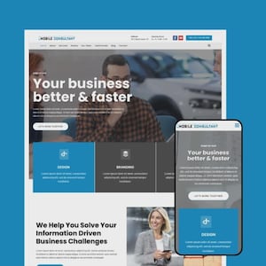 Mobiler Mitarbeiter – WordPress Theme | Elementor Template