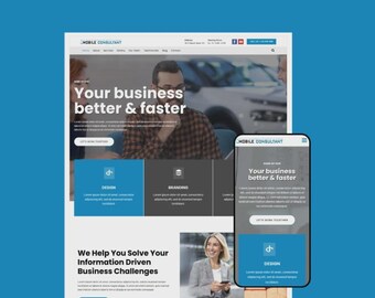 Mobilkonsult – WordPress-tema | Elementor-mall