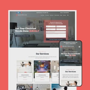 Electrician WordPress Theme | Elementor Template