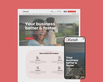 Kutub Pro – Multifunktionellt WordPress-tema | Elementor-mall