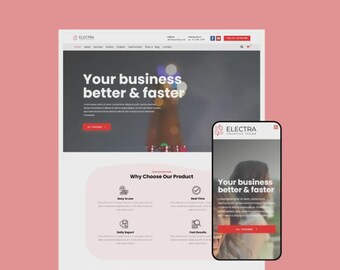 Electra – Creative WordPress Theme | Elementor Template