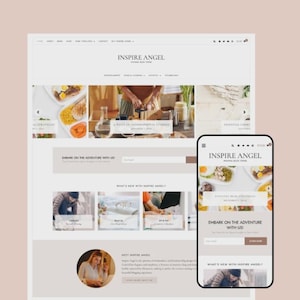 Inspire Engel – WordPress Blog Theme | Elementor Template