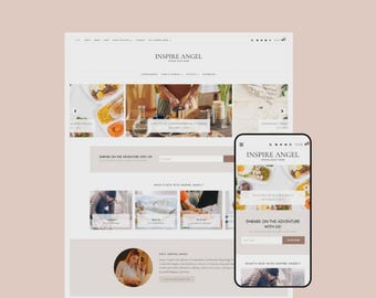 Inspire Angel – Tema per blog WordPress / Modello Elementor