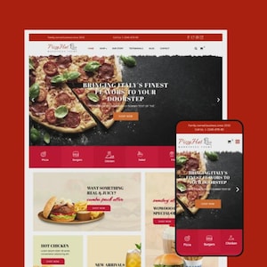 PizzaHat – Restaurant WordPress Theme | Elementor Template
