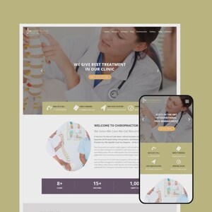 Chiropractor WordPress Theme | Elementor Template