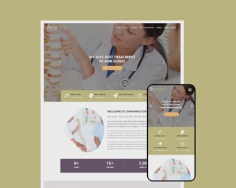 Tema de WordPress para quiroprácticos / Plantilla Elementor