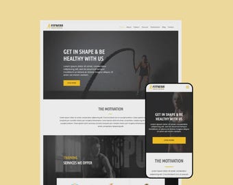 Tema WordPress per la ginnastica / Modello Elementor