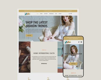 INFashion - Tema de WordPress para WooCommerce / Plantilla de Elementor