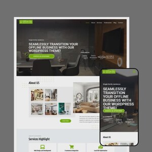 OfflineBiz – Business WordPress Theme | Elementor Template