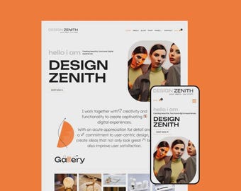 Design Zenith – Portfolio WordPress Theme | Elementor Template