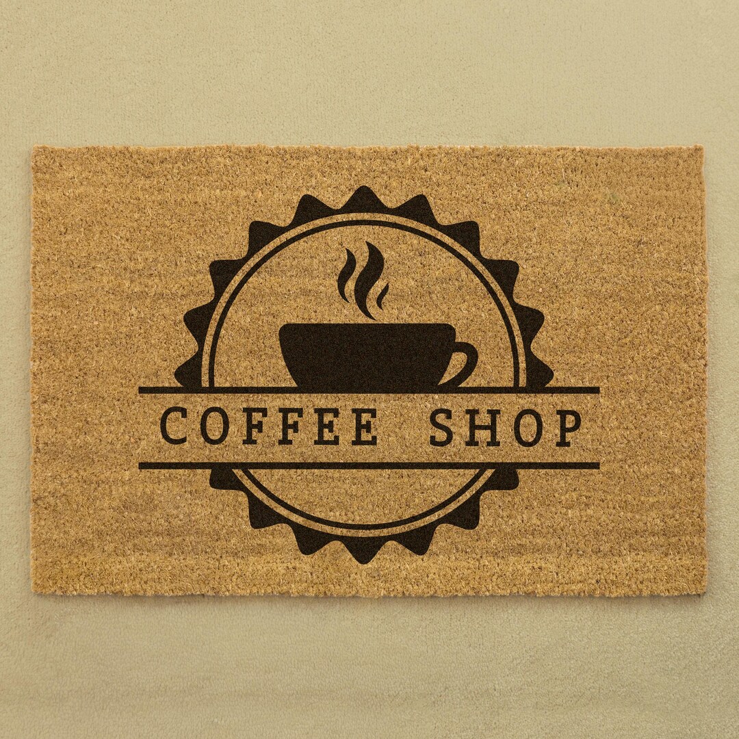 Cafe Rugs Coffee Shop Doormat, Cafe Entrance Rug, Barista Decor, Espresso Lover ...