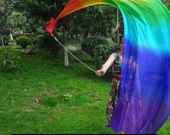 Grand voile à pois arc-en-ciel pour débutant | 142