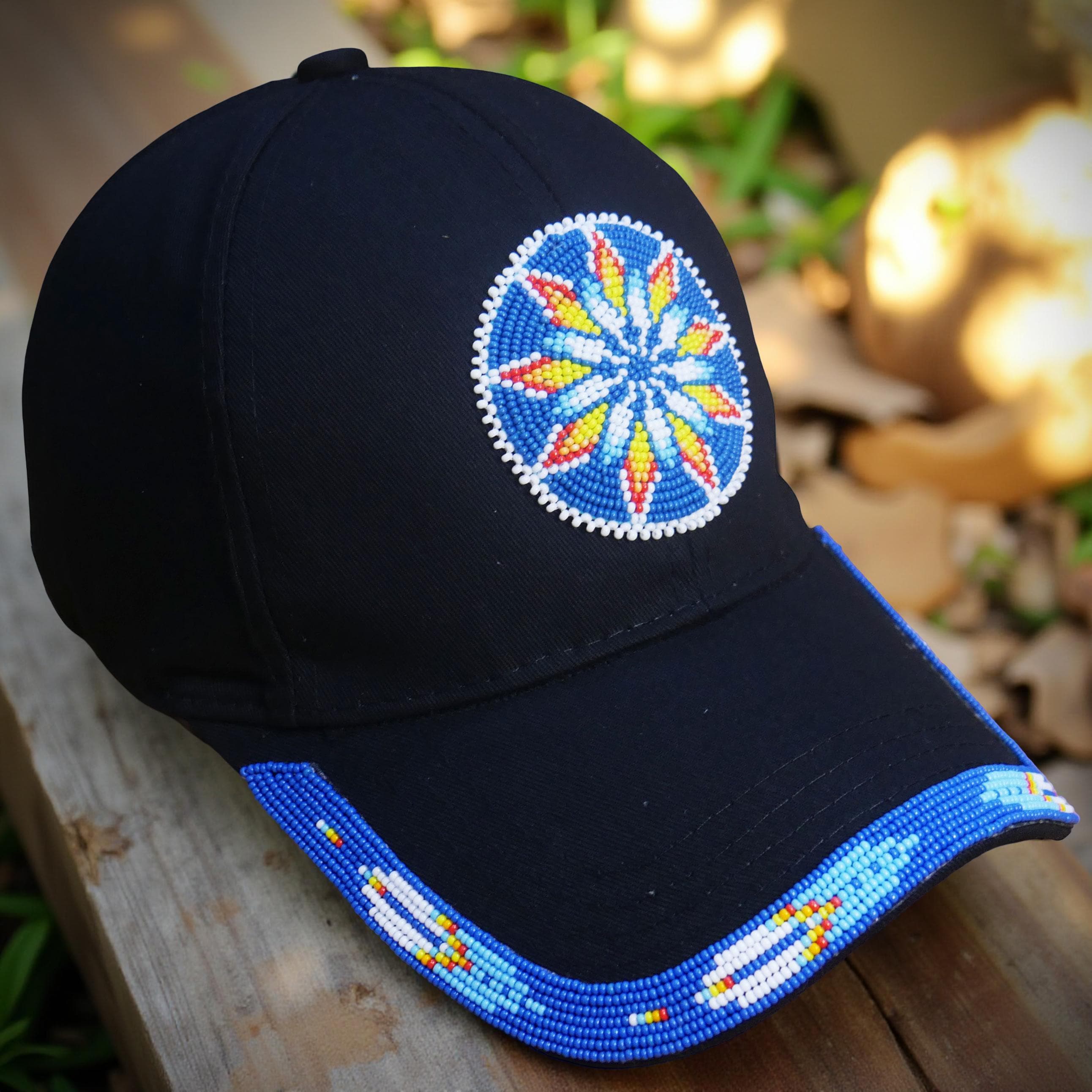 Native American Beaded Ball Cap - Etsy
