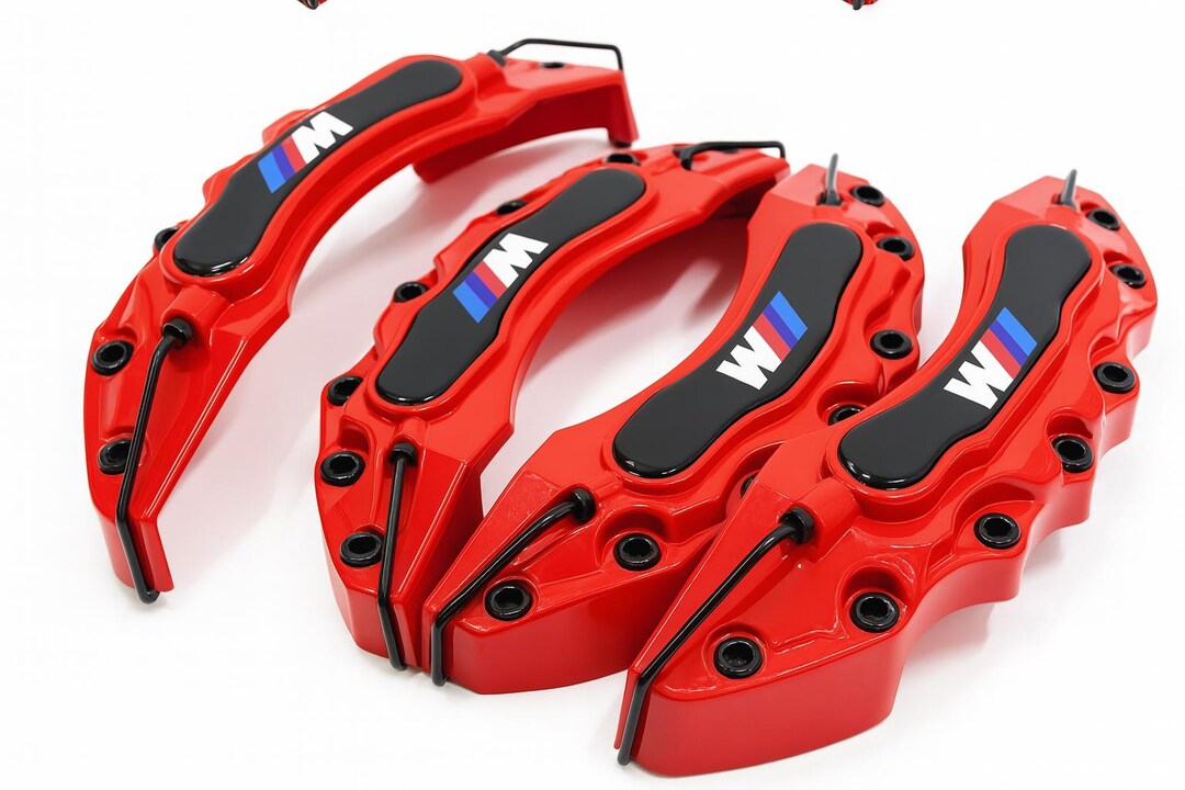GTSR 4-Piece Red Brake Caliper Covers For Ford F150 Edge Fiesta Mustang RS - 3D GT Style