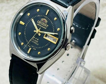 稼働 ORIENT レディース腕時計 自動巻き デイデイト 21石 クリスタル オリエント 21 ジュエル クリスタル レディース 腕時計 - Etsy 日本