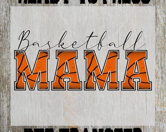 Basketball Mama Ready to Press: Game Day Gift Heat Transfer, Trendy Sport Design Dtf
