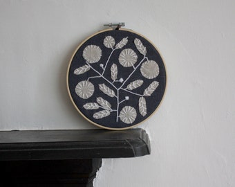 7'' Modern Embroidery by Project Sarafan. Wall Hanging. Tree of Life. Made to order