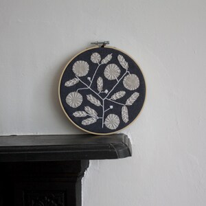 7'' Modern Embroidery by Project Sarafan. Wall Hanging. Tree of Life. Made to order image 1