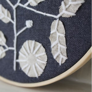 7'' Modern Embroidery by Project Sarafan. Wall Hanging. Tree of Life. Made to order image 4