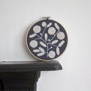 7'' Modern Embroidery by Project Sarafan. Wall Hanging. Tree of Life. Made to order image 2
