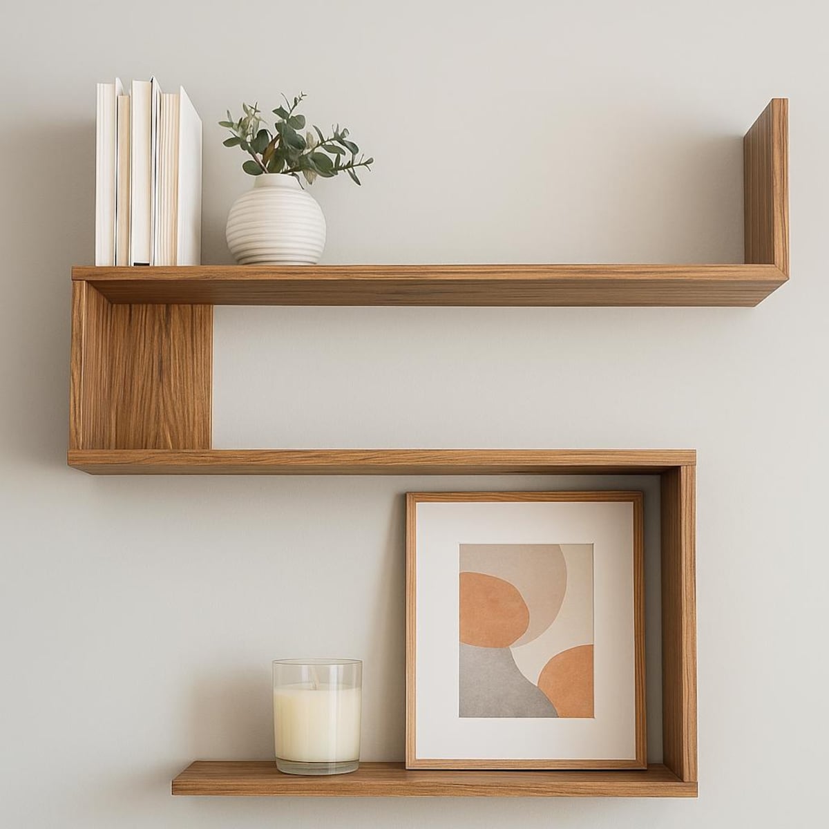 Handmade Wooden Floating Shelves