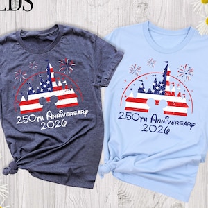 250th Anniversary Shirt Disney Family Trip Tshirt