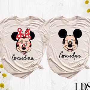 Disney Grandma Minnie Grandpa Mickey Shirt
