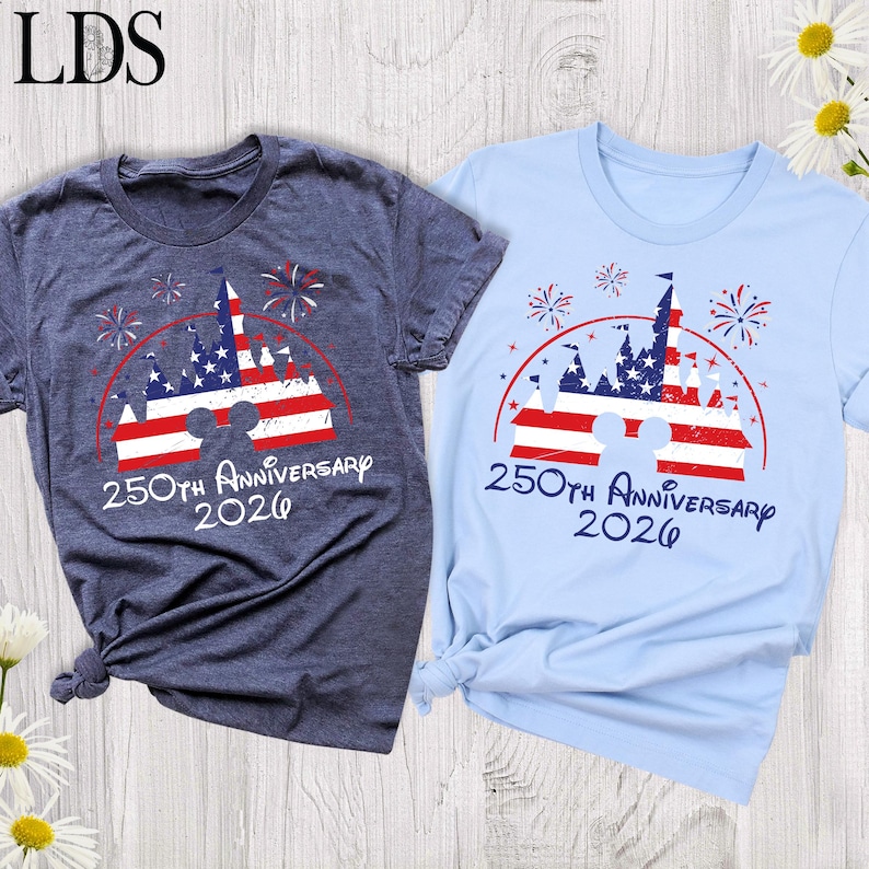250th Anniversary Shirt Disney Family Trip Tshirt