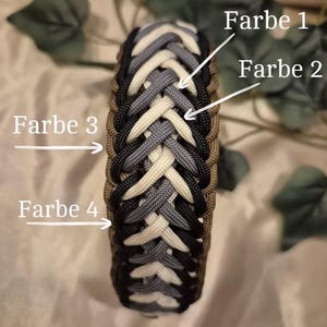 Individuelles Halsband „Wave“ für Hunde | Handgemacht | Personalisierbar