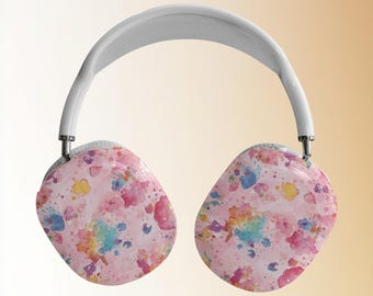 Abstract Paint Splatter AirPods Max Shells, Artistic Headphone Accessory