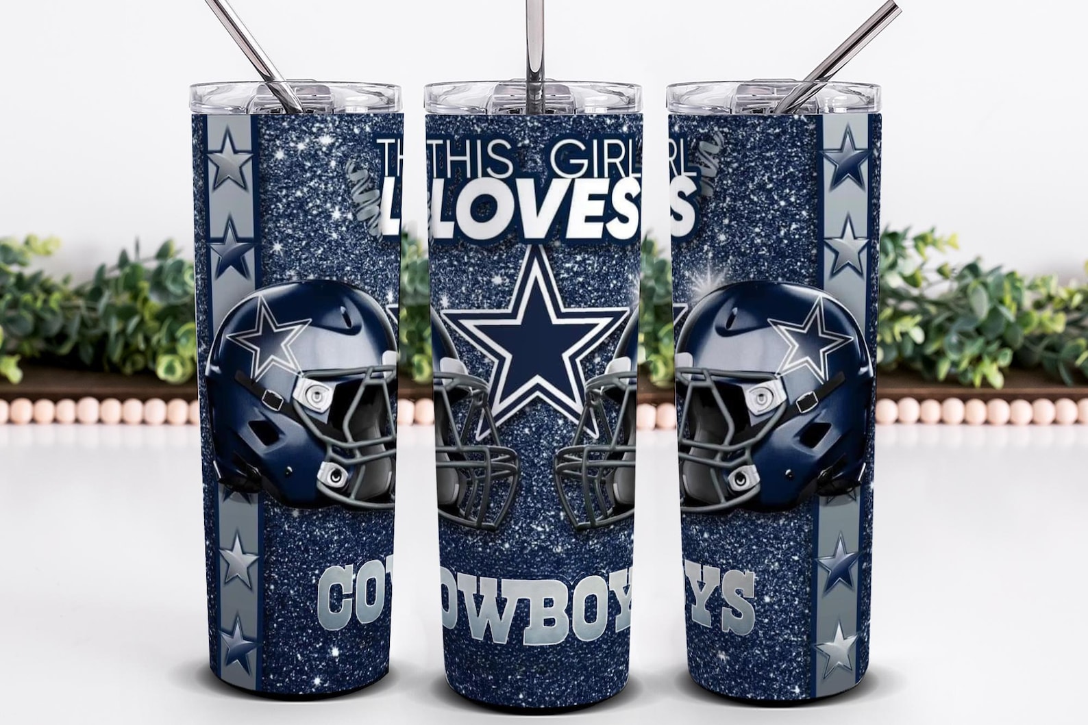 Cowboys Tumbler PNG Design, 20oz Sports Team Sublimation Digital ...